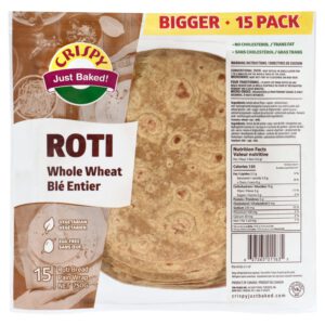 Whole Wheat Roti (15pcs) 750g
