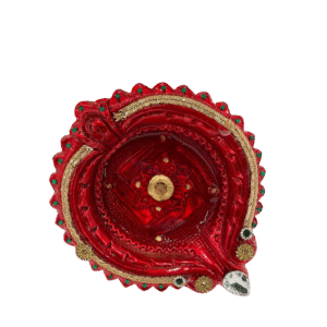 Big red diya with gel