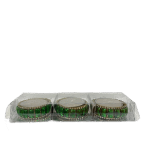 Diya-Set 3pcs (green) (K4)
