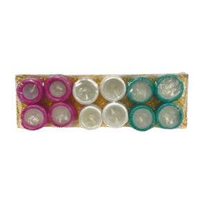 Diya Set Multicolor 12stk. (K27)