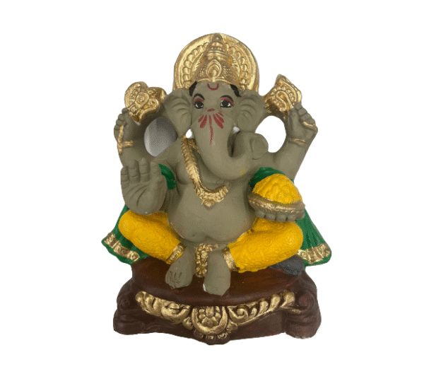 Ganesha Idol (Eco-Friendly) (H: 19cm)