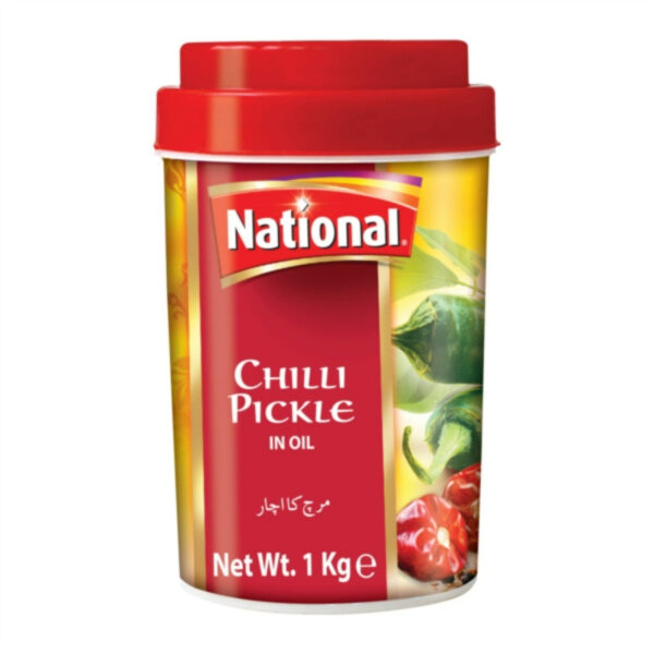 Green Chilli Pickle in Oil 1kg