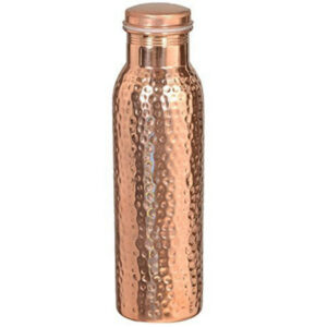Handmade Copper Bottle with hammered finish 1stk