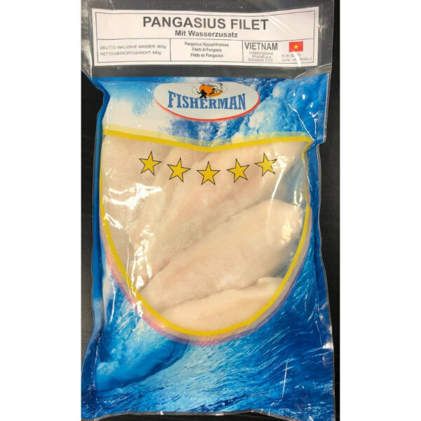 Pangasius Filet (Net weight: 640g) 800g *