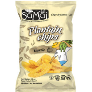 Plantain Chips Garlic 75g