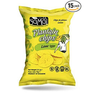 Plantain Chips Lime 75g