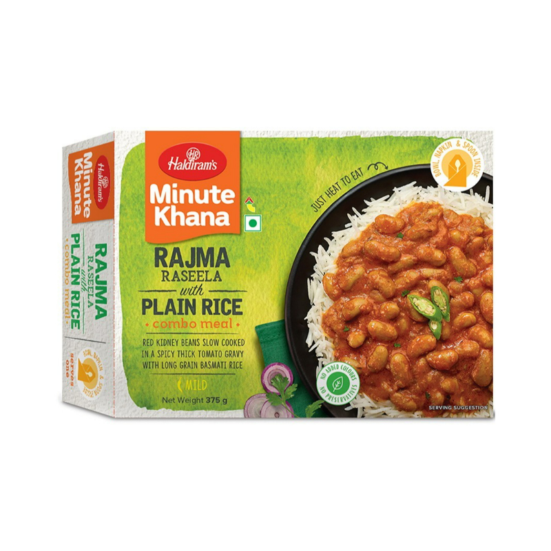 Rajma Raseela with Plain Rice (Combo Meal) 375g