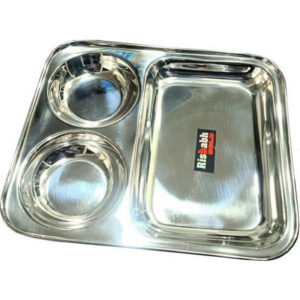 Steel Plate with 3 Partician 1stk