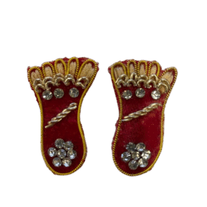 Lakshmi Foot Sticker Fabric - red (1 Set(B3))