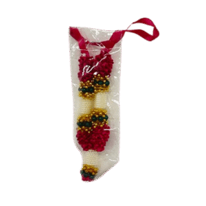 Mala for God – Artificial Flower 11cm (Pink/White)