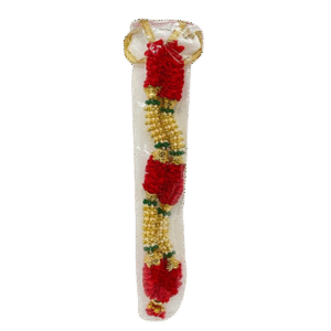 Mala for God - Artificial Flower 22cm (Red/Red)