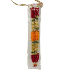Mala for God - Artificial Flower 22cm (Red/Orange)