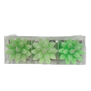 Neon color Diya set (green) (K14)