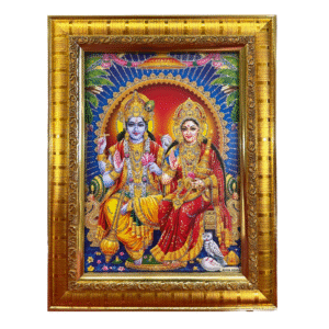 Photo Frame - Bhagwan Vishnu with Mata Lakshmi (A1)