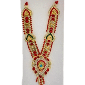 Mala for God - Red/Green Stones (13cm) (M3)