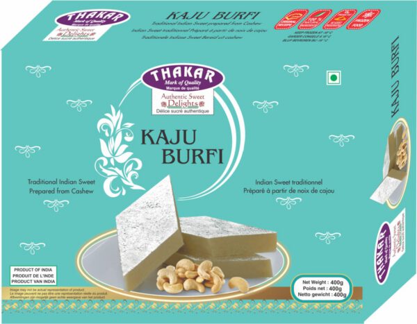 Kaju Burfi with Vark 400g *