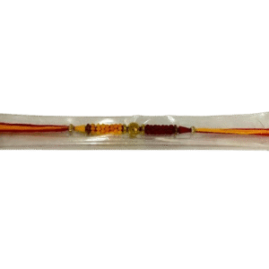 Rakhi Red/Orange Design (lightweight) 1stk.